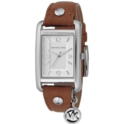 michael kors ladies brown leather strap watch mk2165|Michael Kors Taylor MK2165 Women's Watch .